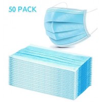 Disposable 3 Ply Face Mask Box 50