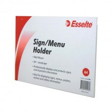 Esselte Wall Mounted A4 Sign Holder Landscape