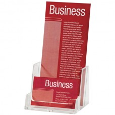Esselte DL Portrait Brochure Holder with Business Card Holder