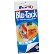 Bostik Blu Tack Removable Adhesive 75g