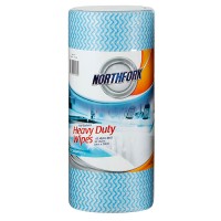 Northfork Antibacterial Blue Wipes Roll 90
