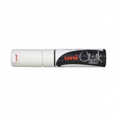 Uniball 8mm White Chisel Tip Chalk Marker